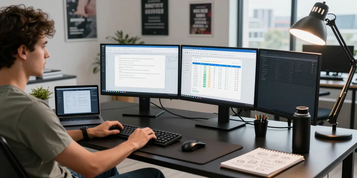 WPS Download from a productive office workspace featuring a developer collaborating on documents.