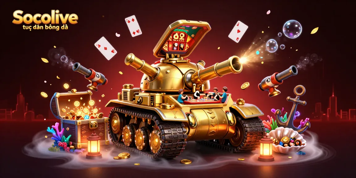Socolive trực tiếp bóng đá: Engage with immersive gaming in a vibrant, 3D casino setting.